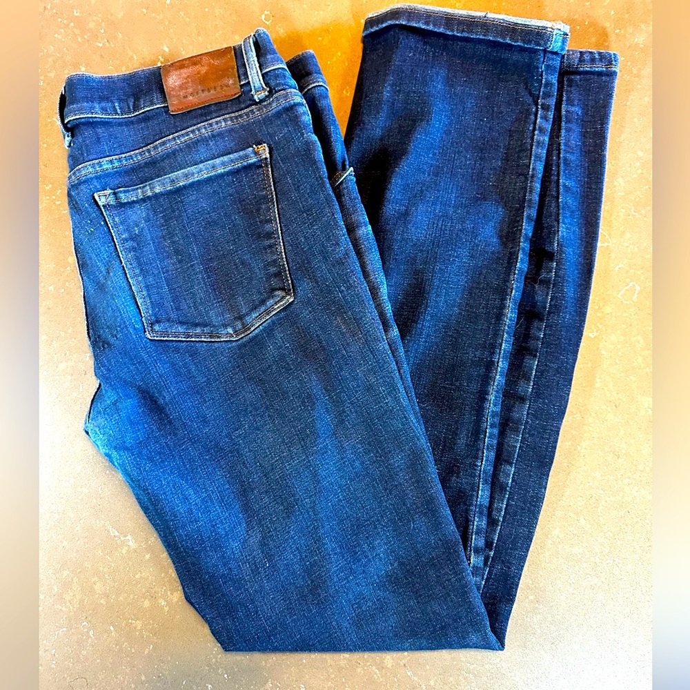 Mott & Bow Wooster slim jean 35x34 gently worn, soft stretched denim,